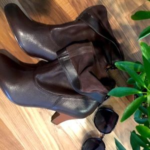 Reportfootwear brown back button boots